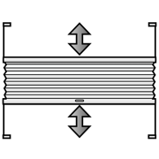 Plissegardin Lux Up/Down (FLEX)