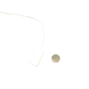 Håndtag med magnet hvid